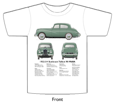 Sunbeam Talbot 90 MkIIA 1952-54 T-shirt Front